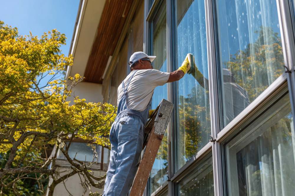 Cleaning Window Tracks and Sills