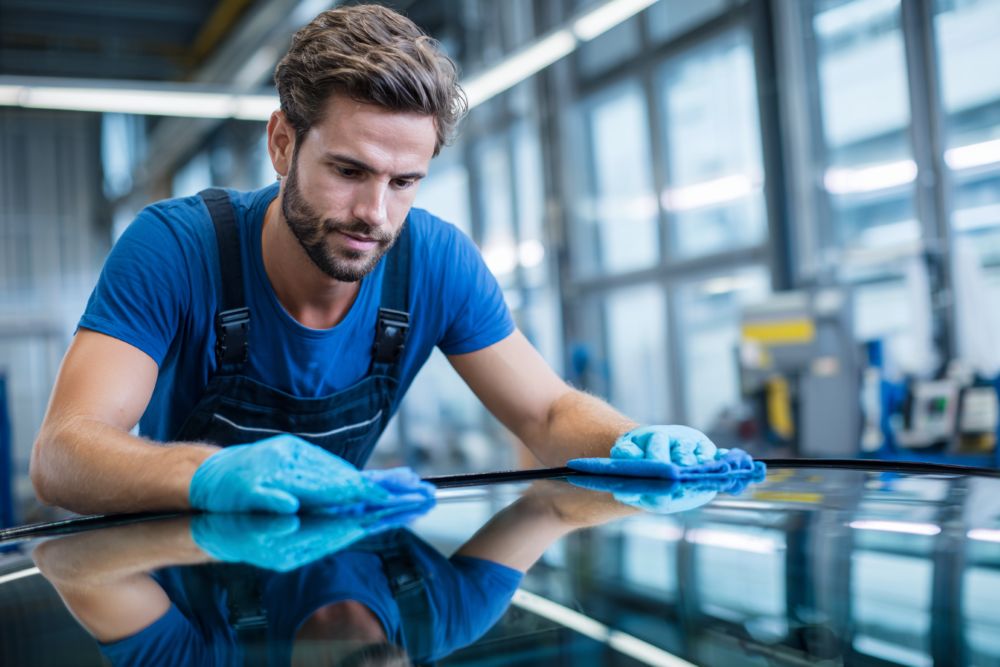 Auto Glass Cleaning After Windshield Replacement